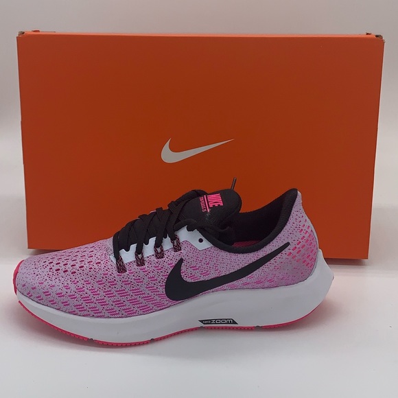 Nike women’s air zoom pegasus 35 pink black shoes - Picture 2 of 6